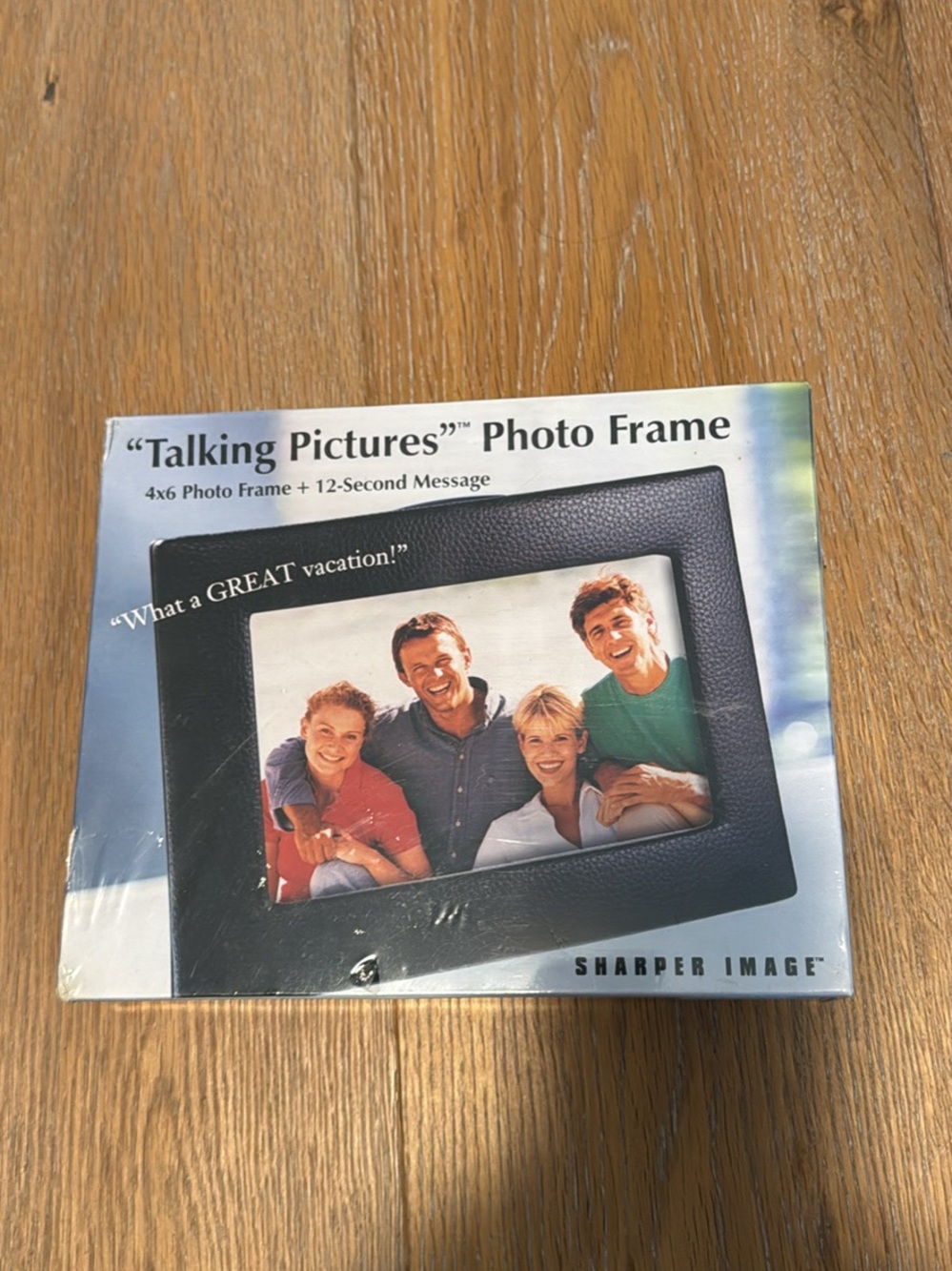 Sharper Image Black Talking Pictures Photo Frame
